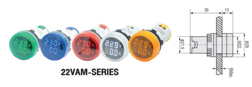 Dako voltage amp indicator 1
