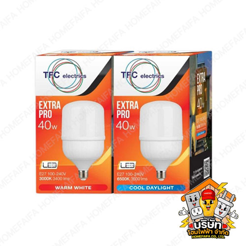 TFC หลอดไฮเพาเวอร์ LED 40W เดย์ไลท์