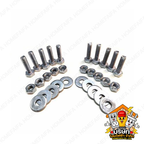 น๊อตหกเหลี่ยม,แหวนกลมชุบ