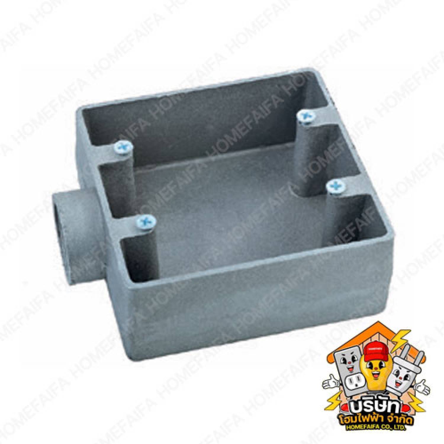 บล็อกเหล็กลอฟท์ FS BOX บล็อคลอยเหล็ก 2X4 , 4X4 (1ทางตรง)